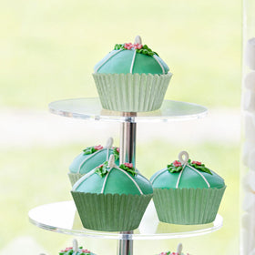 Whaline 7 cm top diameter cupcake liners fit standard treats.