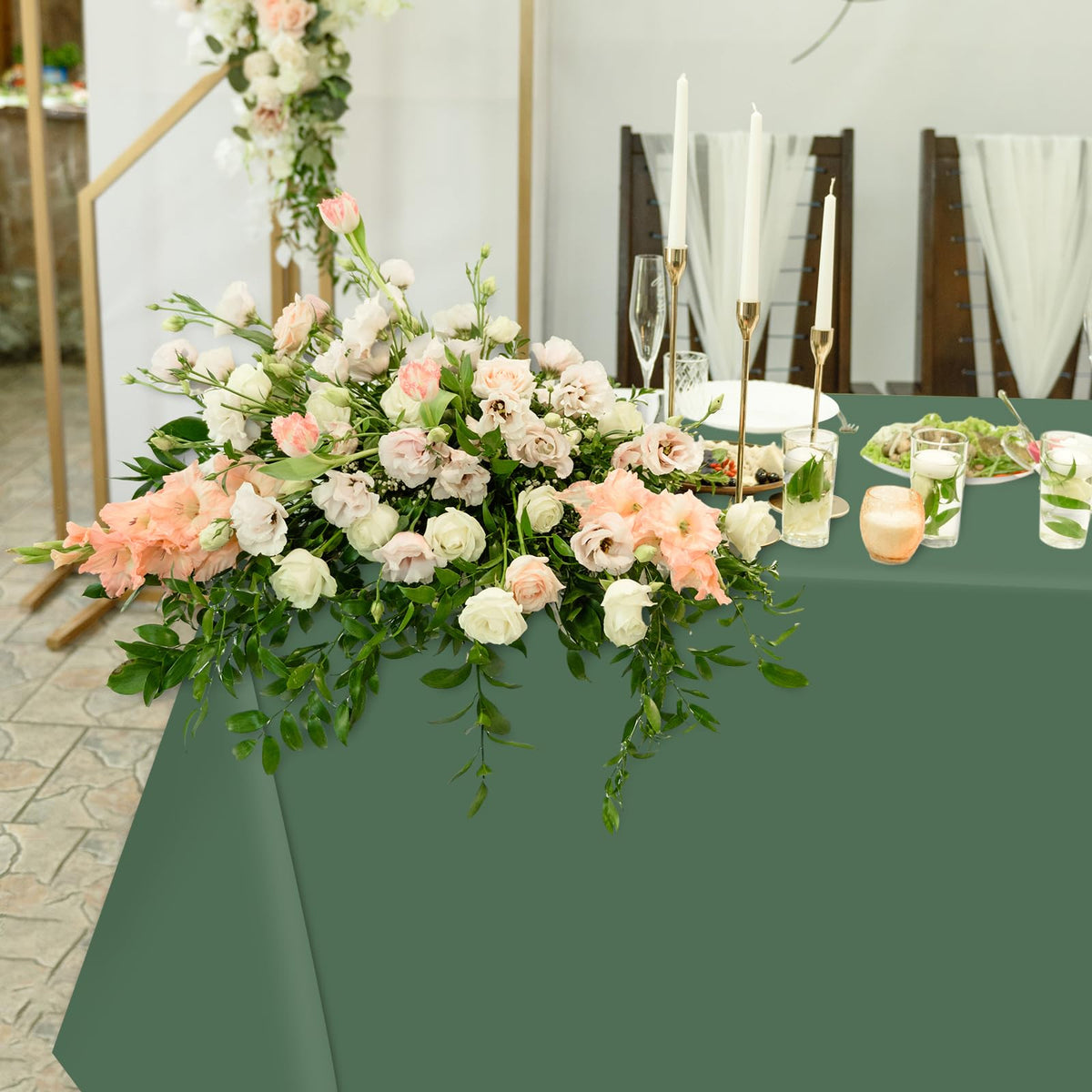 Whaline woodland party outdoor setup demonstrates indoor-outdoor versatility.