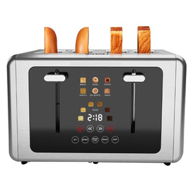 Whall 4-Slice Smart Toaster touchscreen display guides precise toasting and timing