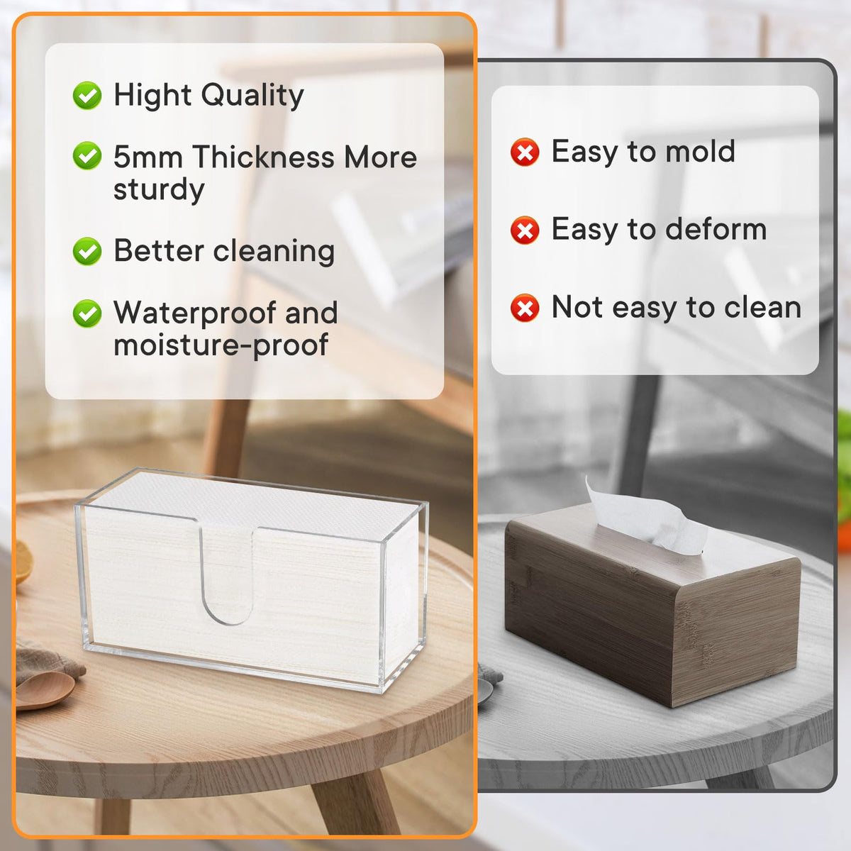Whdiystella two-piece set keeps towels neat on counters