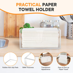 Whdiystella non-slip bottom pads protect surfaces and keep dispenser stable