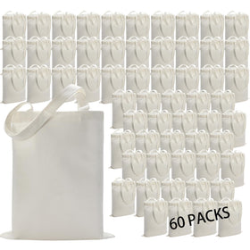 WHEATHUSK sublimation tote blank white 14x16 ready for custom design