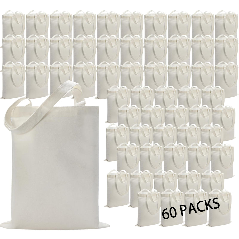 WHEATHUSK sublimation tote blank white 14x16 ready for custom design