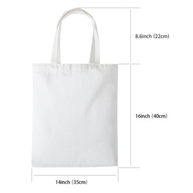 Flat lay of WHEATHUSK tote with design idea for heat transfer