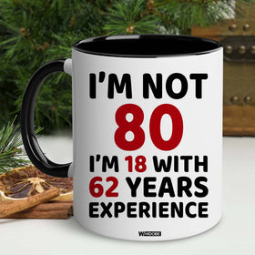 WHIDOBE 80th birthday mug grandma, ideal for tea sessions and heartfelt moments.