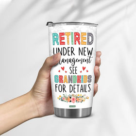 WHIDOBE happy retirement design image as a thoughtful keepsake