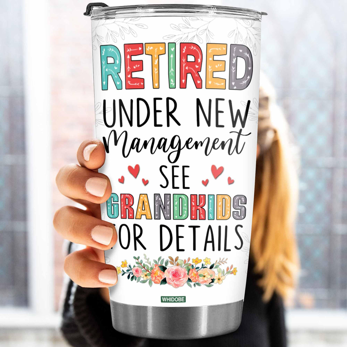 WHIDOBE mom retirement surprise image suggests a meaningful gift