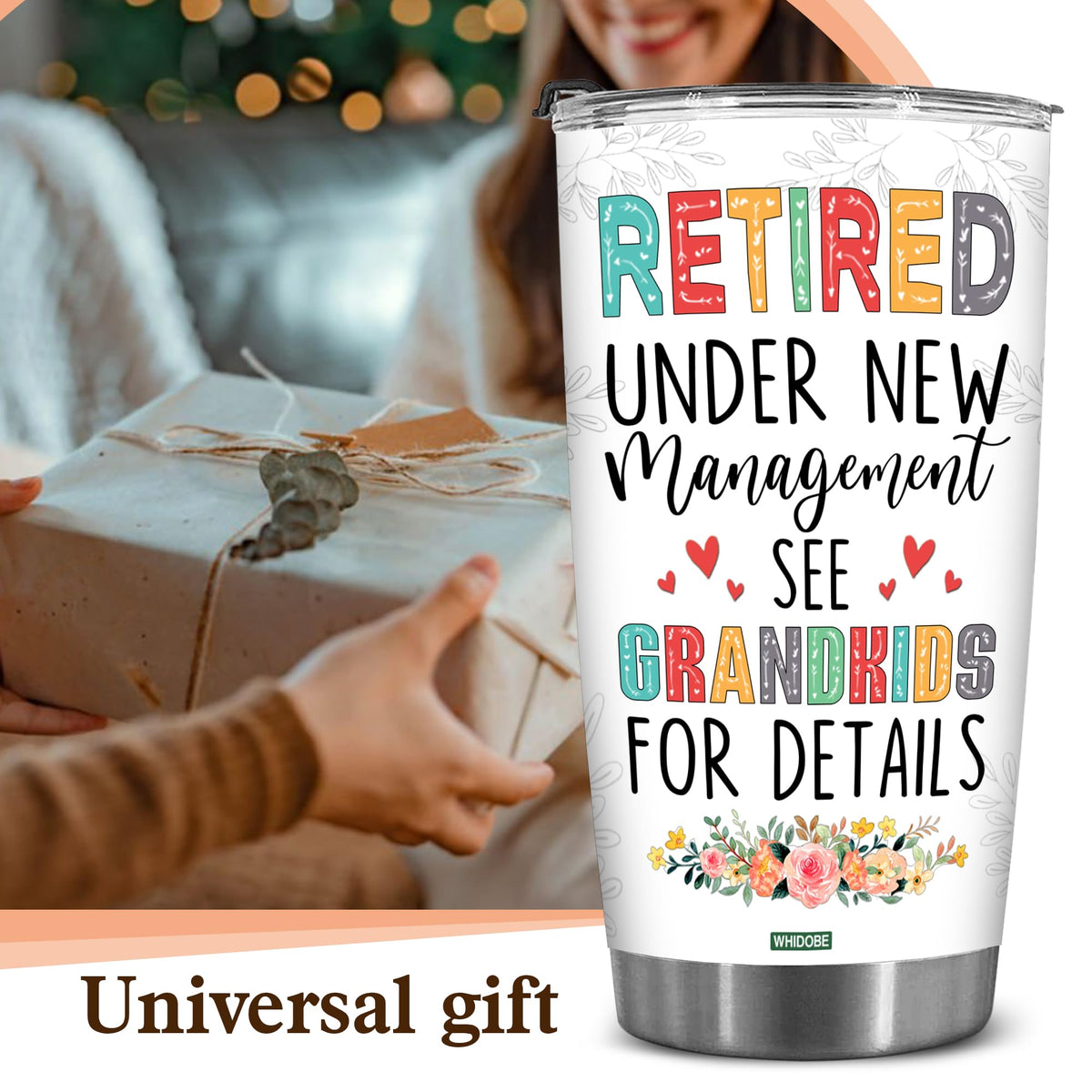 WHIDOBE retired tumbler on the go shows portable everyday use