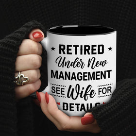 WHIDOBE retirement mug for family brightens mornings