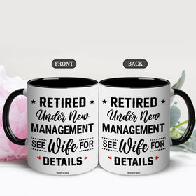 WHIDOBE retirement mug microwave safe for easy use