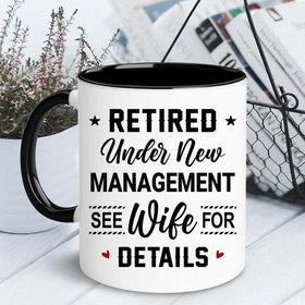WHIDOBE retirement mug dishwasher safe for quick cleaning
