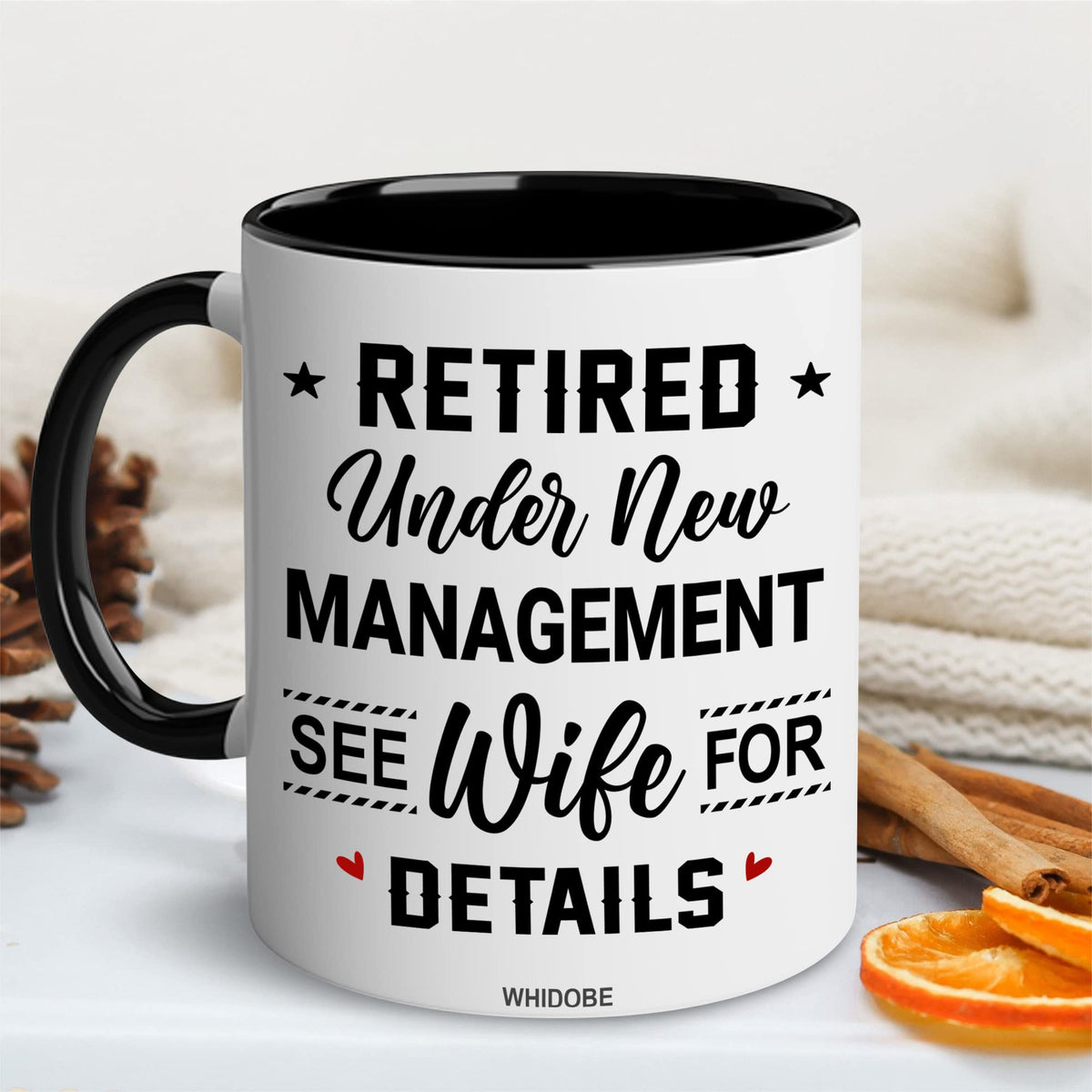 WHIDOBE retirement mug morning coffee desk decor that sparks smiles