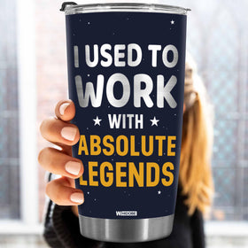 WHIDOBE sleek stainless-steel tumbler preserves drinks hot or cold for hours.