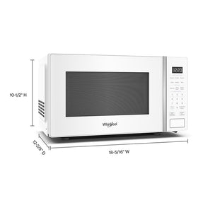 Whirlpool WMCS3018RW compact countertop design suitable for small kitchens and offices.