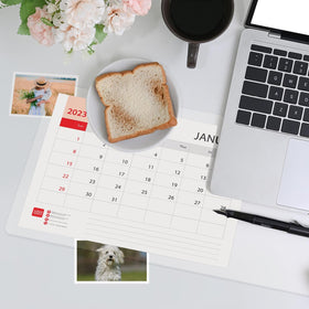 Whirltique table protector desk mat in clear view guards against spills on a workspace