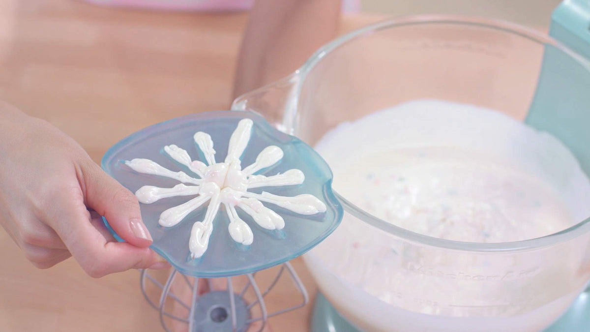 Compatible with 6-wire KitchenAid whisks for versatile mixing.