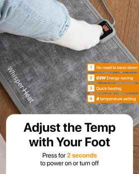 WhisperHeat silent radiant heat provides discreet floor warmth.