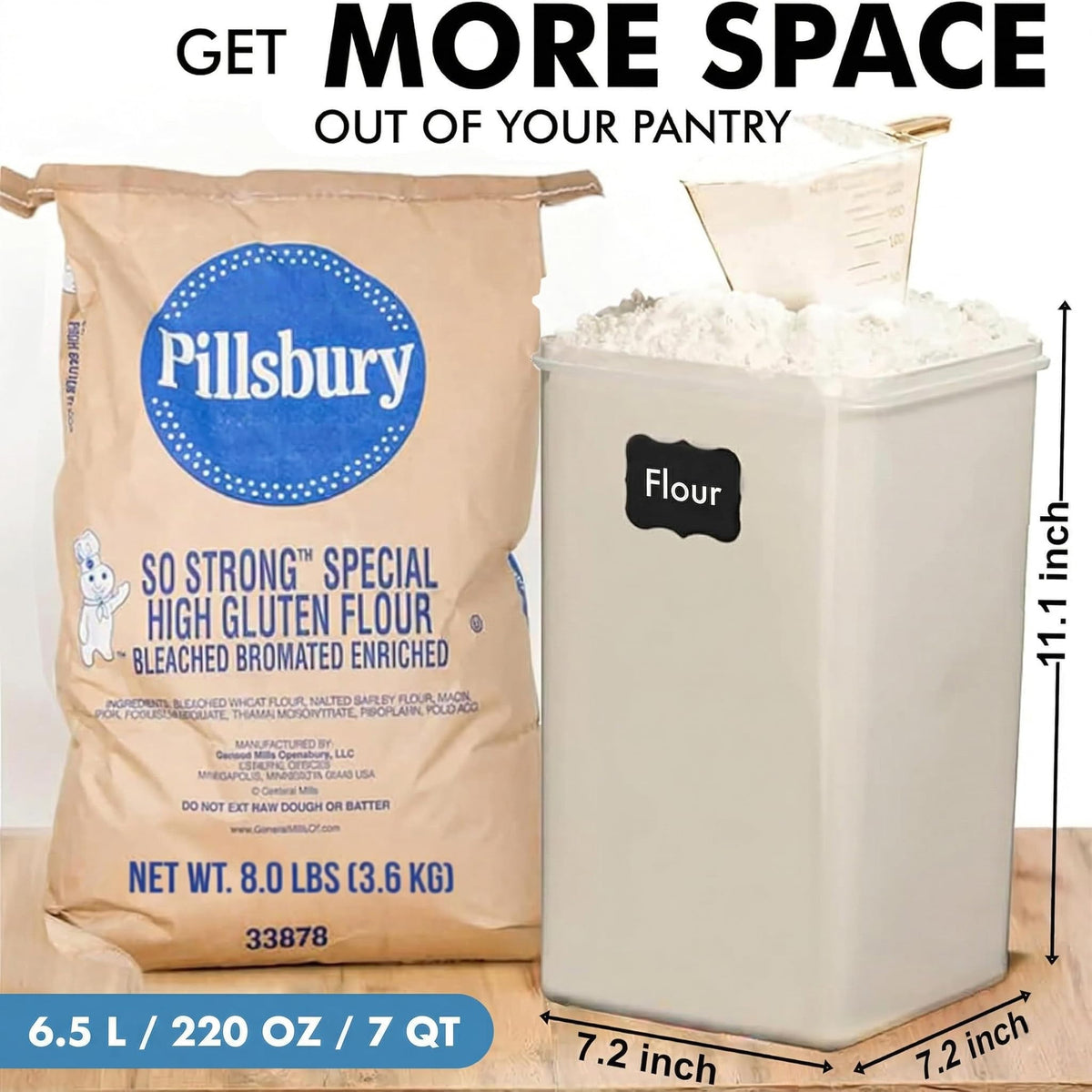 WHITE FEATHER SUPPLIES 2-pack sugar container with secure seal preserves sweetness.