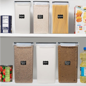 White Feather Supplies dishwasher-safe containers simplify cleanup after bulk storage.