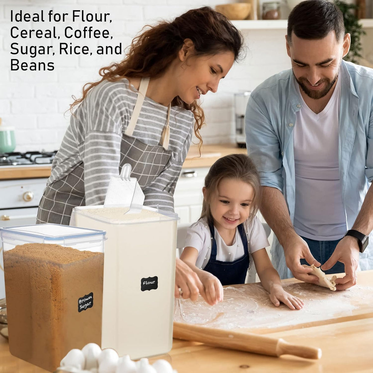 White Feather Supplies BPA-free plastic for safe food storage and clear visibility