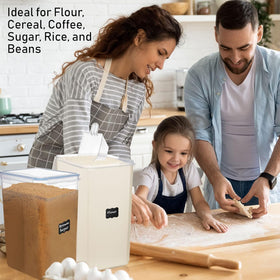 White Feather Supplies BPA-free plastic for safe food storage and clear visibility