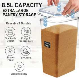 White Feather Supplies stackable pantry design saves space in the kitchen