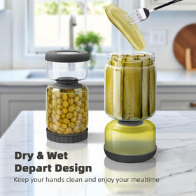 WhiteRhino borosilicate glass body offers durability and easy cleaning.
