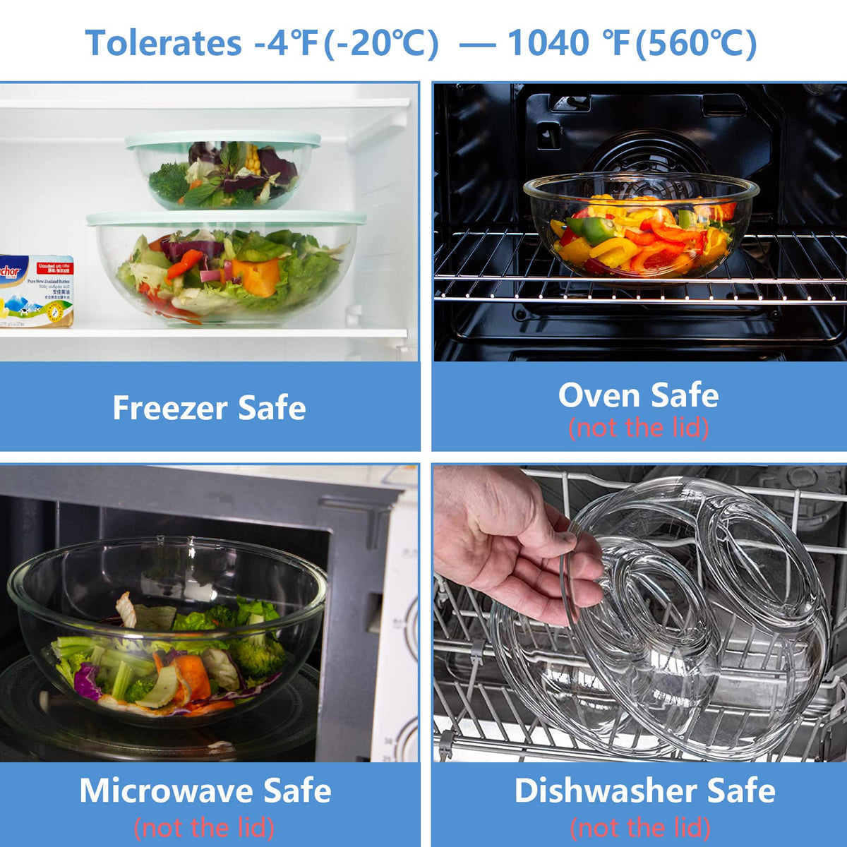 WhiteRhino BPA-free lids seal freshness and prevent spills