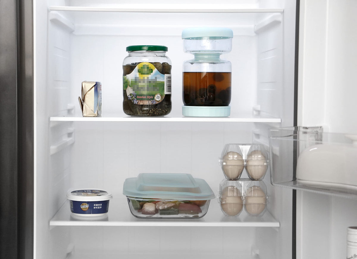 WhiteRhino durable borosilicate glass for fridge and hot-water use.