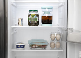 WhiteRhino durable borosilicate glass for fridge and hot-water use.
