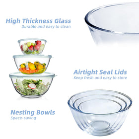 WhiteRhino 1.1 qt bowls ideal for leftovers and small portions