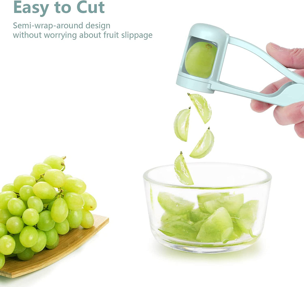 WhiteRhino Grape Cutter denucleates cherries for smoother, seedless bites.