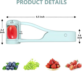 WhiteRhino Grape Cutter slices tomatoes into bite-sized pieces for salads.