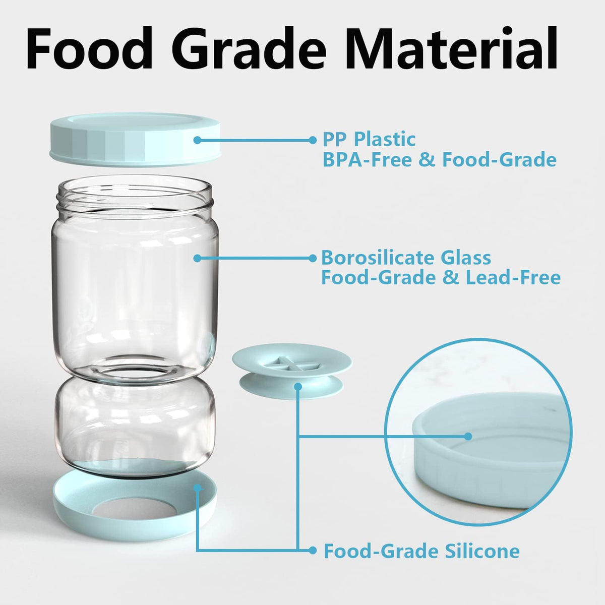 WhiteRhino hourglass separator jar separates liquids from solids for brine control.