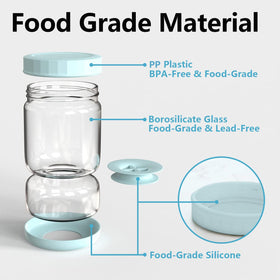 WhiteRhino hourglass separator jar separates liquids from solids for brine control.