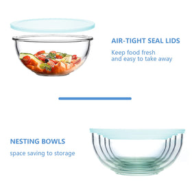 WhiteRhino bowls nest for compact, space-saving storage