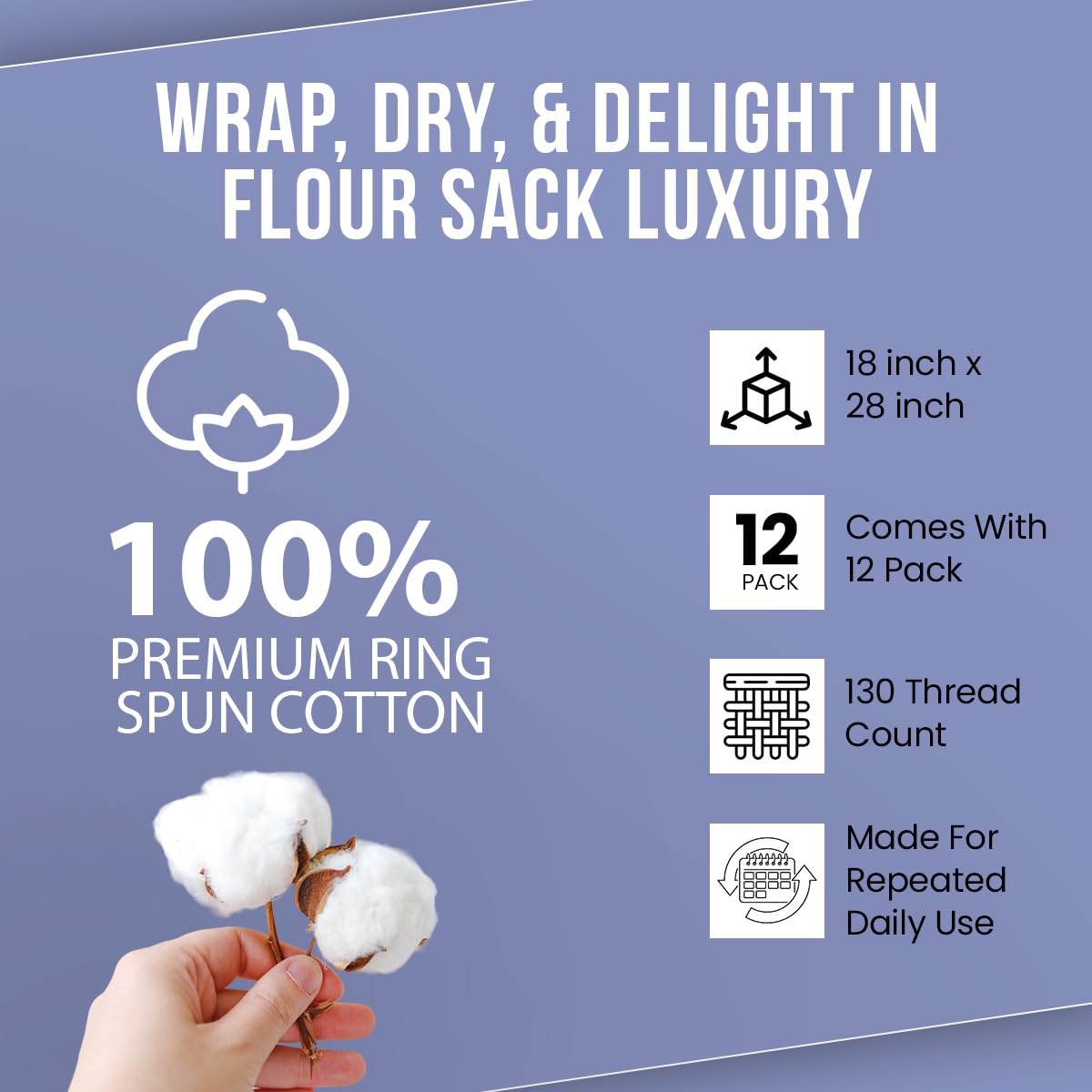 WHITEWRAP food prep towel used for handling foods and prep tasks