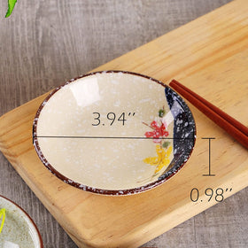 WHJY side dish set featuring birds for vibrant table settings and condiments.