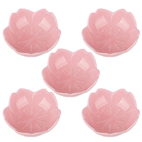 WHJY pink cherry blossom dish set arranged for stylish serving