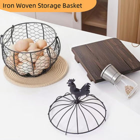 WHXZNJGN rooster-lid adds rustic charm and covers contents.