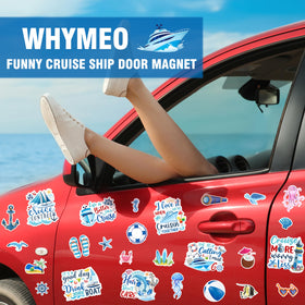 WHYMEO car decor magnets create portable cruise-inspired decoration on metal surfaces.