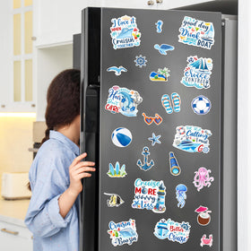 WHYMEO cruise ship decor magnets celebrate sea travel on doors and metal.