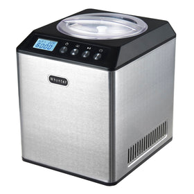 Whynter ICM-201SB on the countertop ready for quick, homemade ice cream