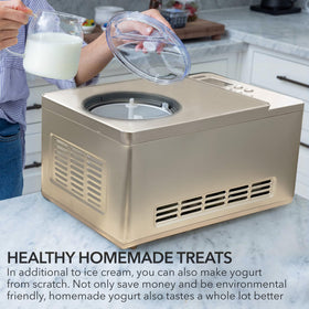 Whynter ICM-220CGY yogurt function ready to craft fresh yogurt with your chosen milk.
