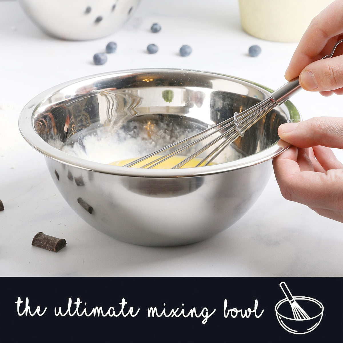 WHYSKO stainless steel bowls are BPA free and food grade for safe handling