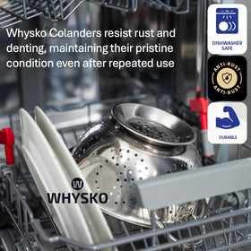 Whysko sleek finish complements modern kitchen aesthetics.