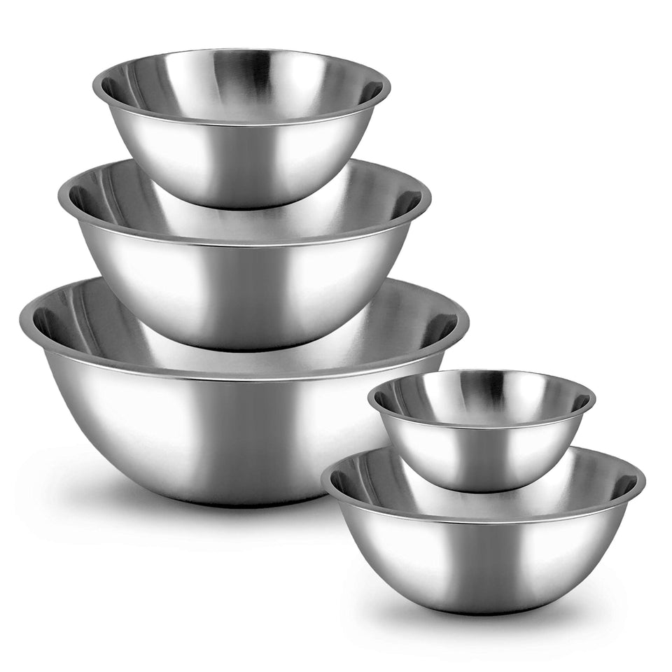 WHYSKO meal prep stainless steel bowls close-up showing deep capacity for efficient meal prep