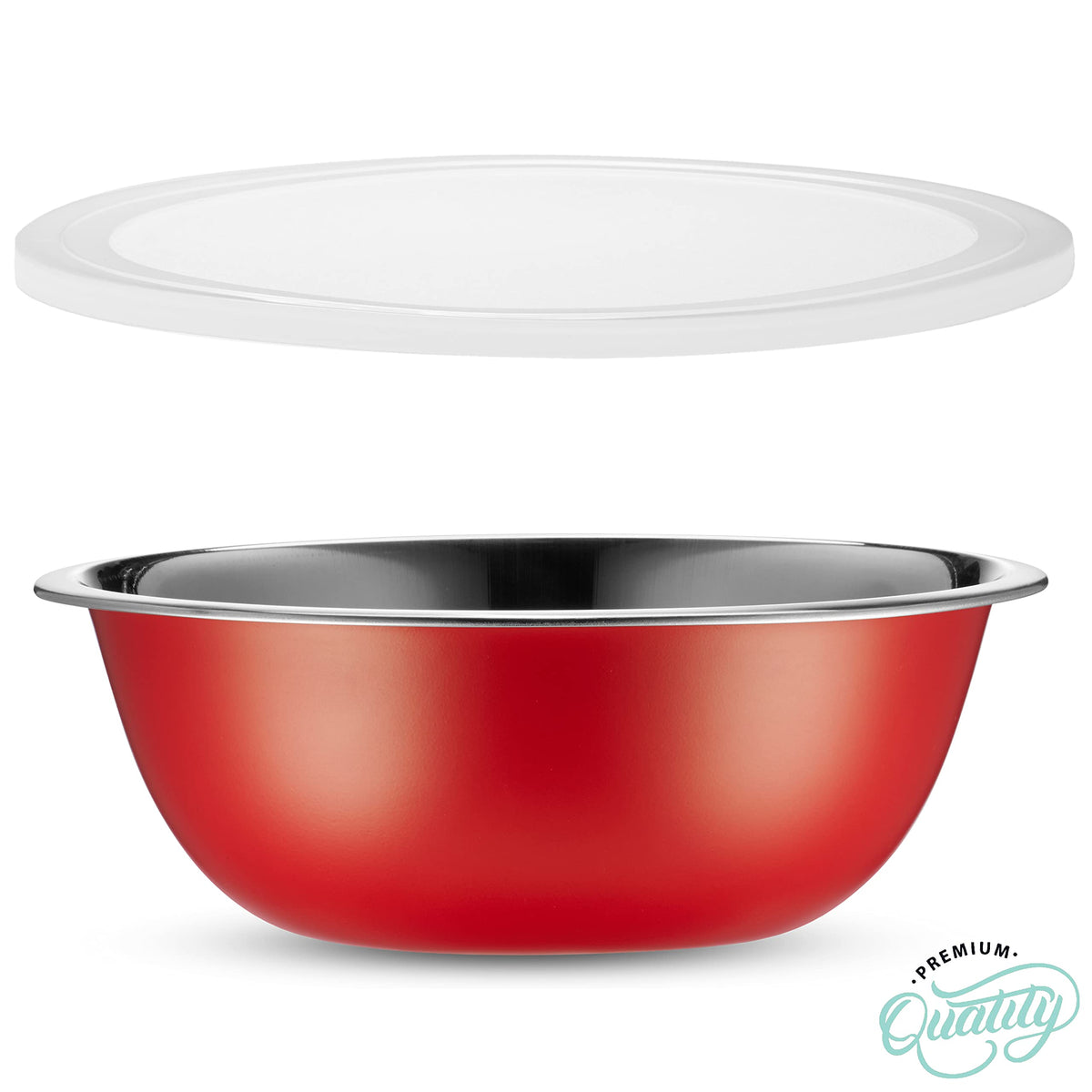 WHYSKO red-lidded bowls in use for quick cooking tasks
