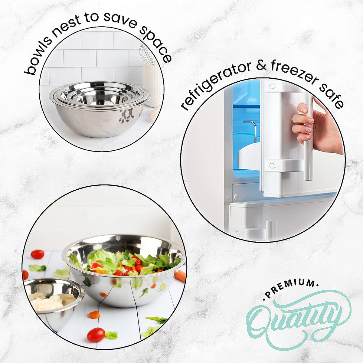 WHYSKO smooth stainless finish protects utensils during stirring