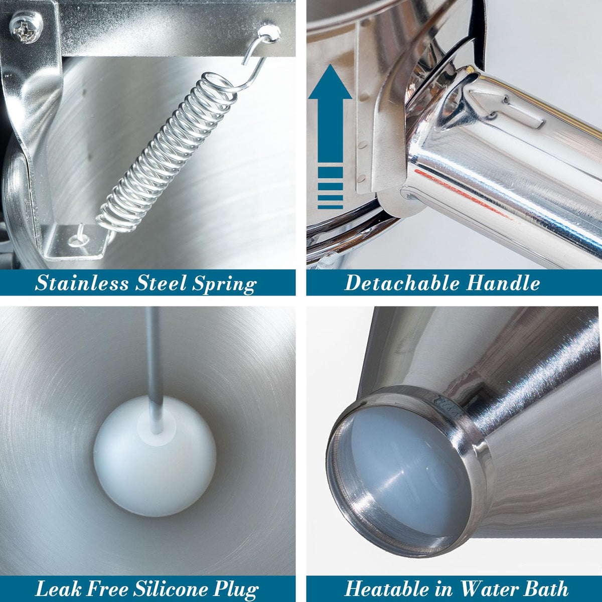 WIHBOIR funnel and handle showcase sturdy, ergonomic design